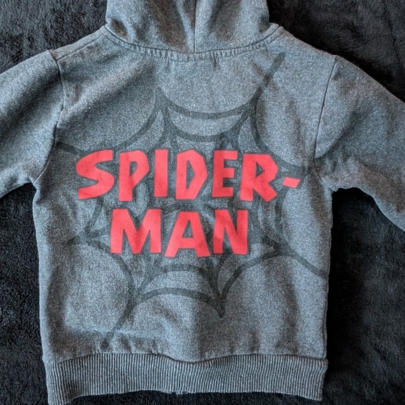 Marvel Spider-man Boys Fleece Zip Up Hoodie Sweatshirt Peter Parker Spiderman - Picture 5 of 8